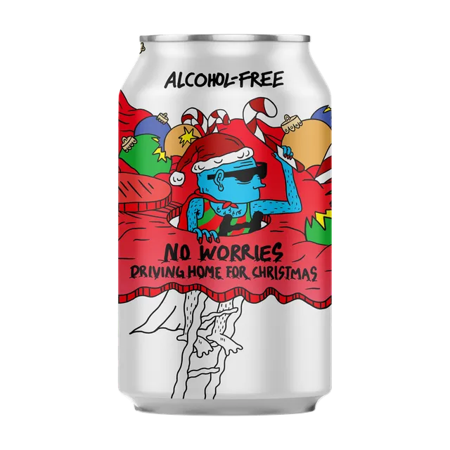 Lervig No Worries Driving Home for Christmas alkoholfri øl boks 33cl