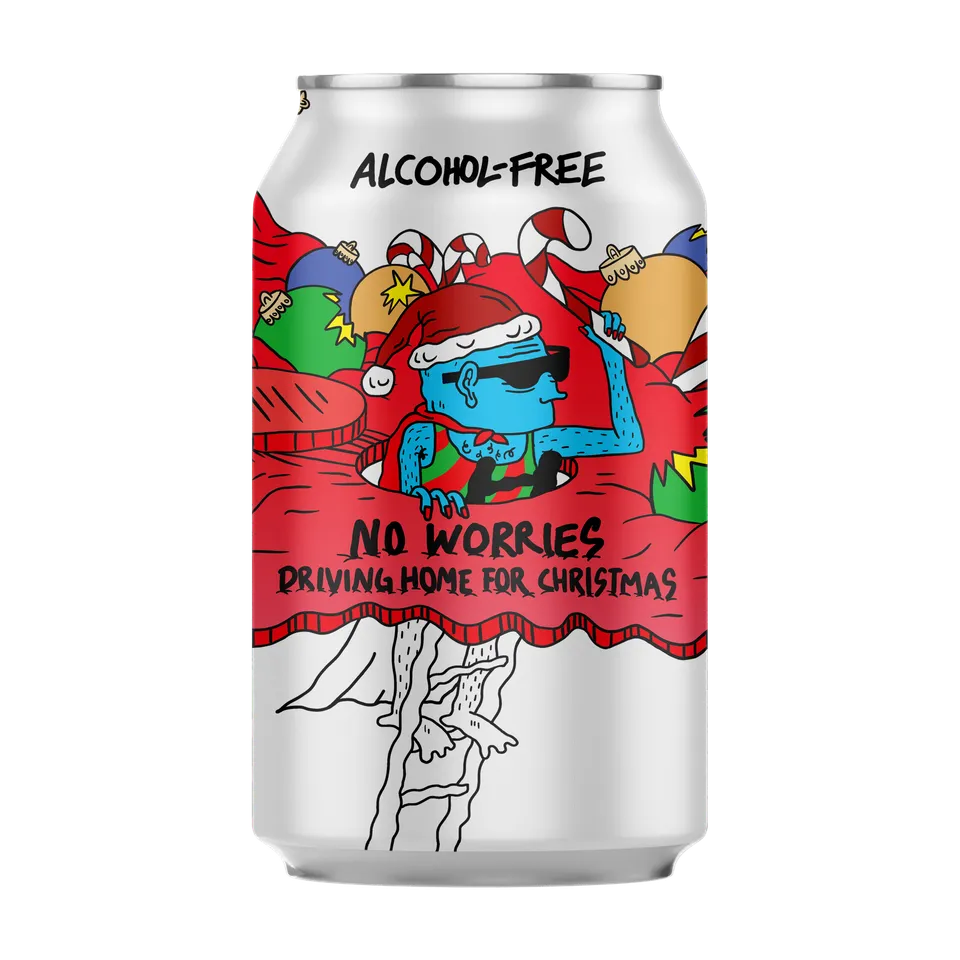 Lervig No Worries Driving Home for Christmas alkoholfri øl boks 33cl