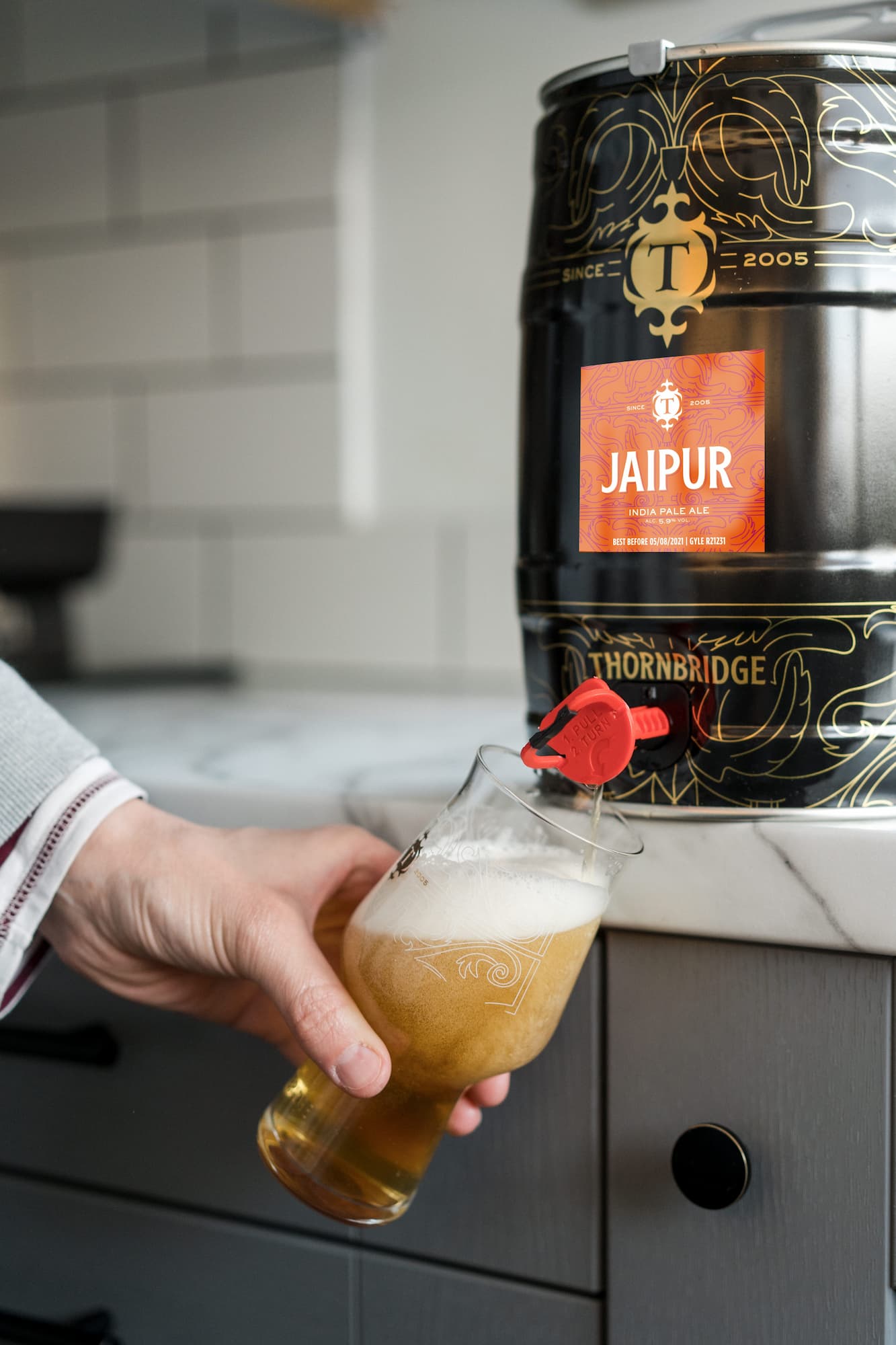 Thornbridge Jaipur IPA minifat 5 liter 5,9 %