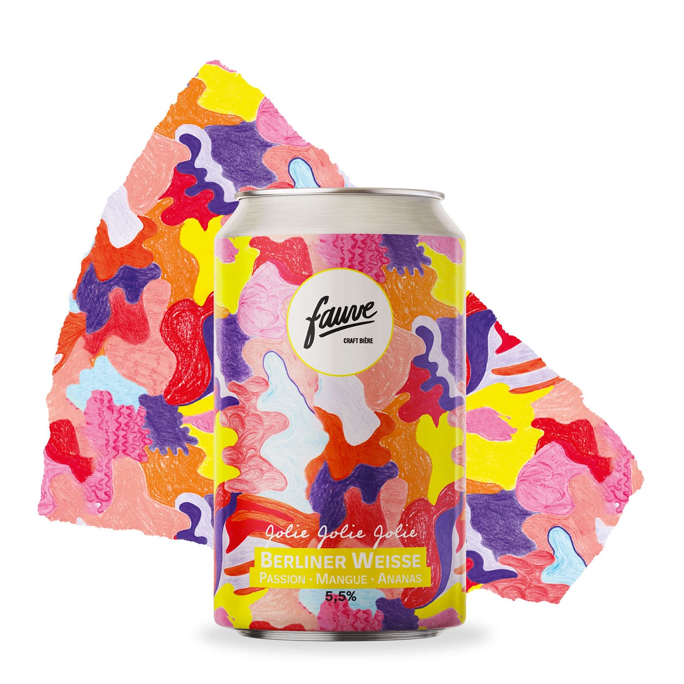 Fauve Jolie Jolie Jolie surøl boks 33 cl pasjon