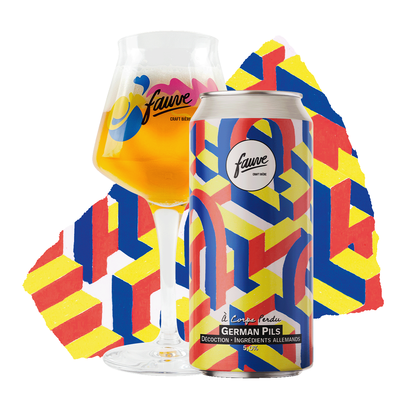 Fauve À Corps Perdu German Pils øl boks 44cl 5,0% crisp