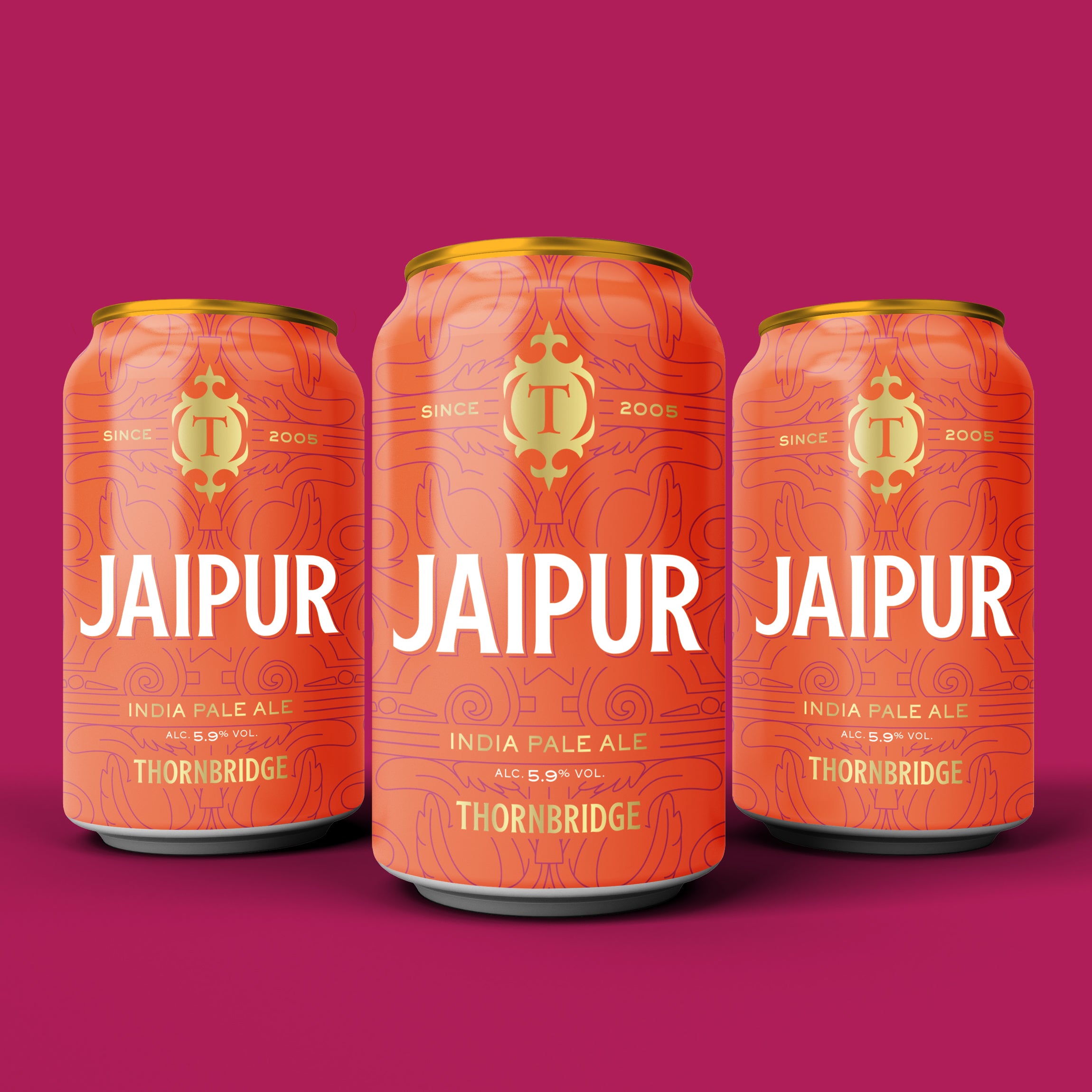 Thornbridge Jaipur IPA øl boks 330ml 5,9% grapefrukt