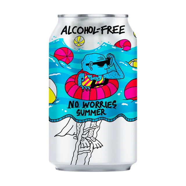 Lervig No Worries Summer alkoholfri øl boks 330 ml sitrus