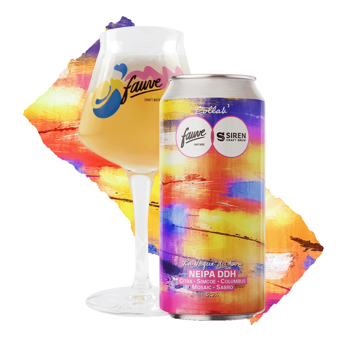 Fauve La Vague du Son NEIPA boks 44cl 6,3%
