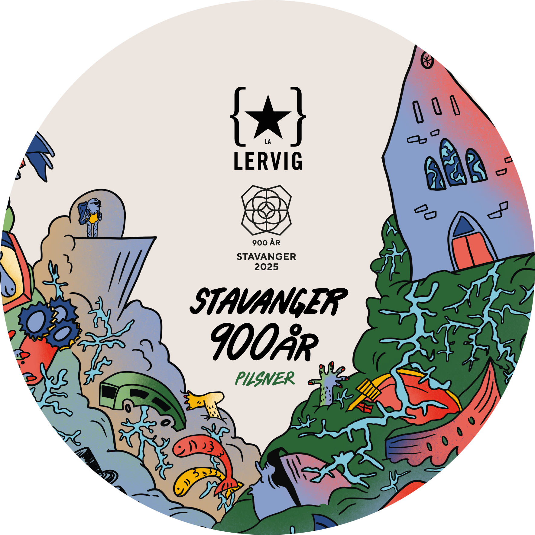 Lervig Stavanger 900 År pilsner boks
