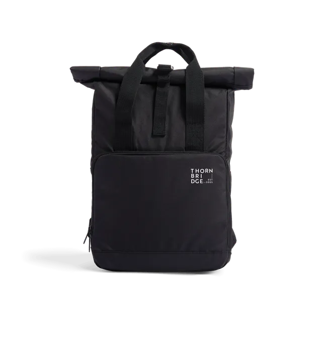 Thornbridge Backpack Roll Top ryggsekk 14L svart