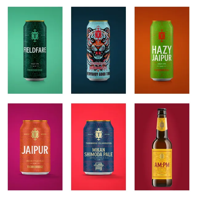 Thornbridge IPA Pale Ale kasse 12-pack mixed boks