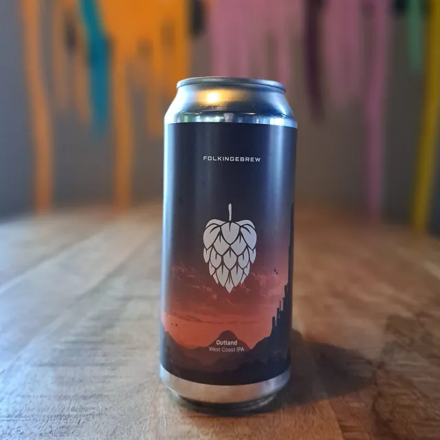 Folkingebrew Outland West Coast IPA boks 6 prosent bitter