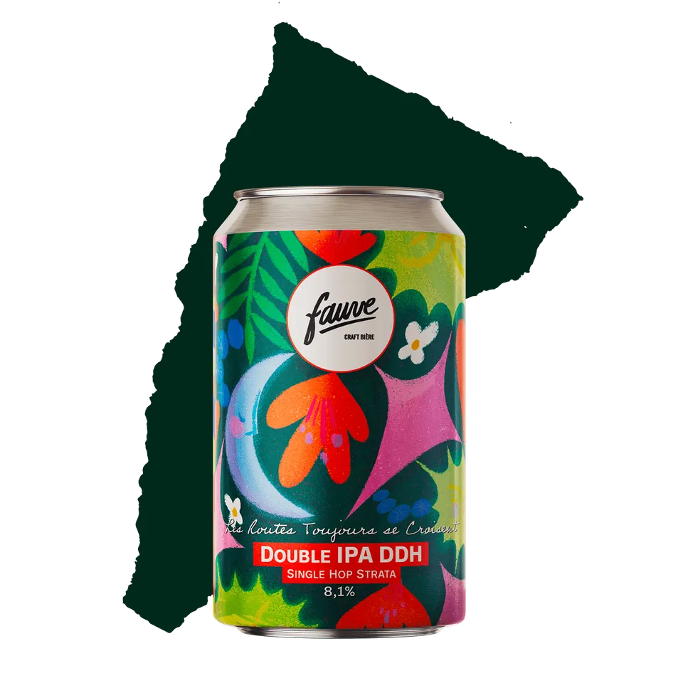 Fauve Les Routes DIPA øl boks 33 cl Strata humle