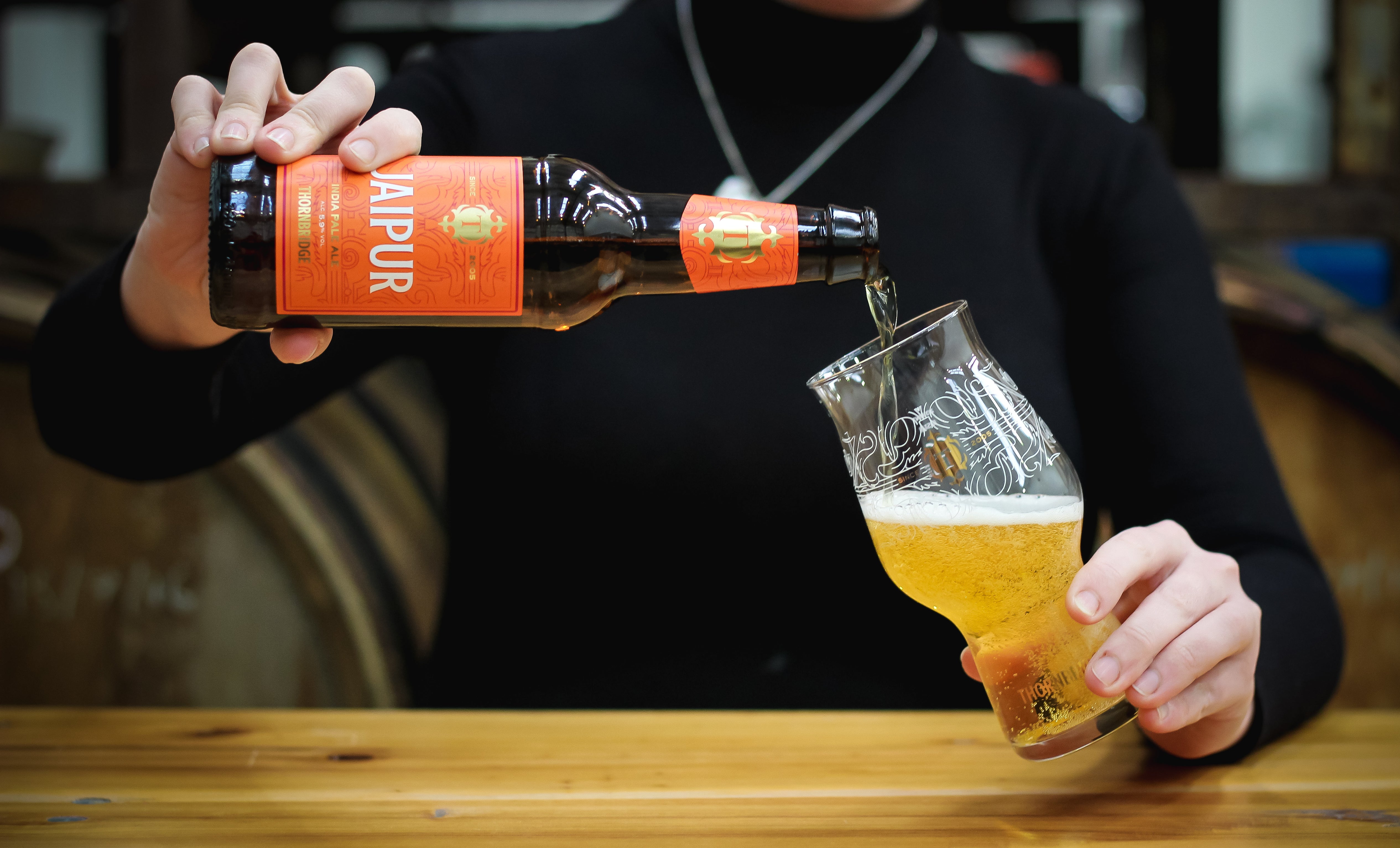 Thornbridge Jaipur IPA flaske 330 ml grapefrukt