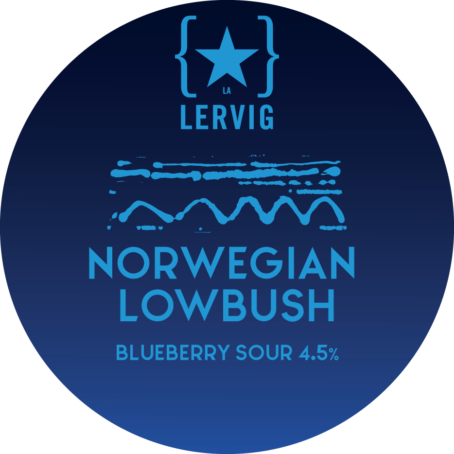 Lervig Norwegian Lowbush surøl boks 330 ml blåbær