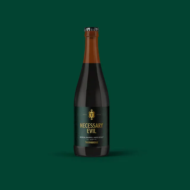 Thornbridge Necessary Evil mezcal stout flaske 13% 375 ml