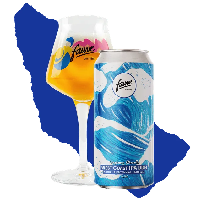 Fauve Symphonie Éternelle øl boks 44cl West Coast IPA