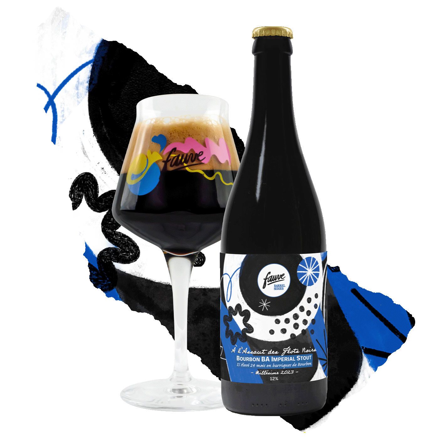 Fauve À LAssaut Flots imperial stout flaske 37,5cL 12%