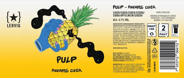 Lervig Pulp NEIPA boks saftig humle