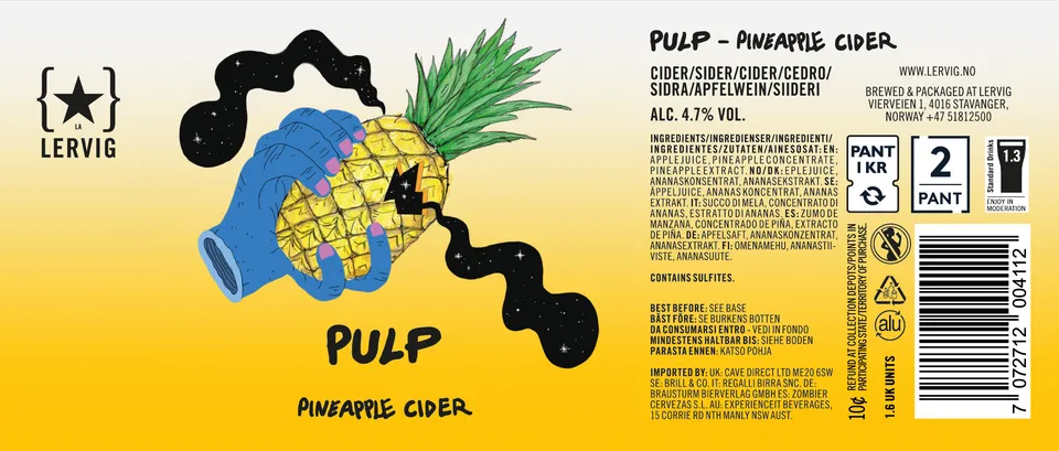 Lervig Pulp NEIPA boks saftig humle