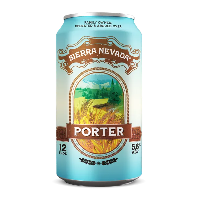 Sierra Nevada Porter mørkt øl boks røstet