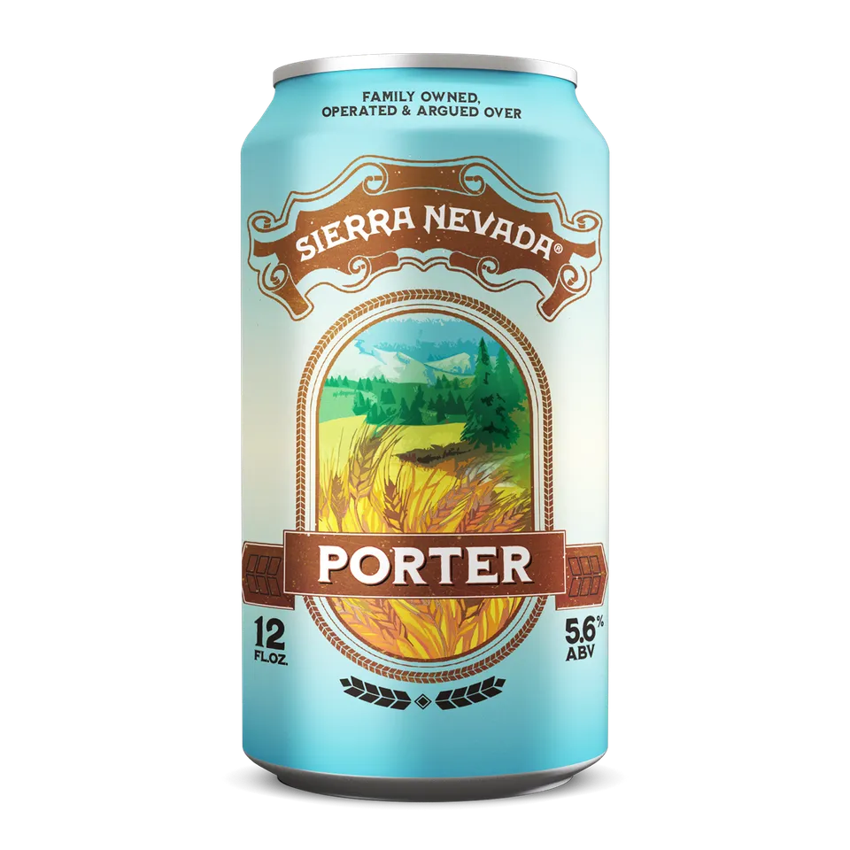 Sierra Nevada Porter mørkt øl boks røstet