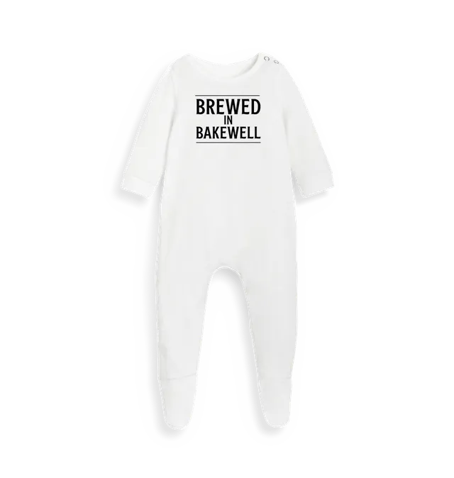 Thornbridge Baby sparkebukse body hvit 0–3 mnd