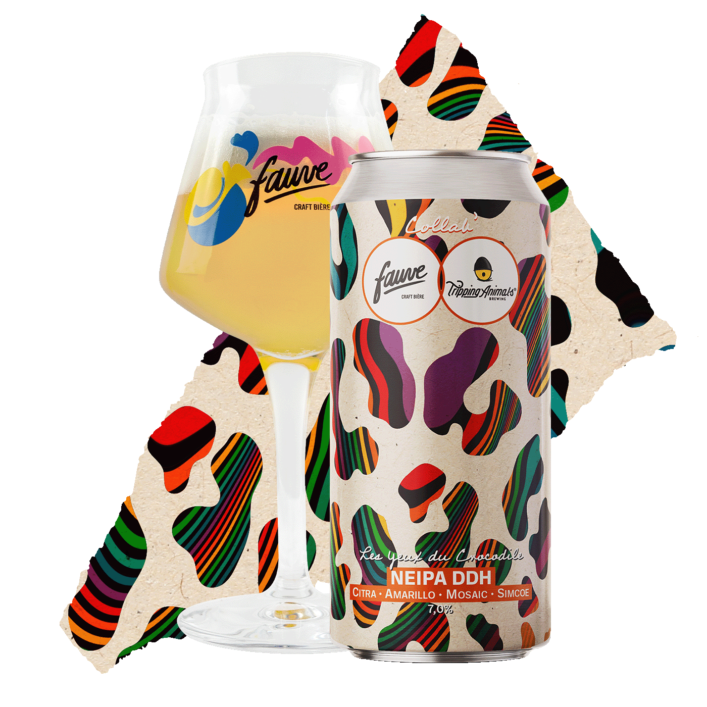 Fauve Les Yeux du Crocodile NEIPA boks 44 cl 7 %