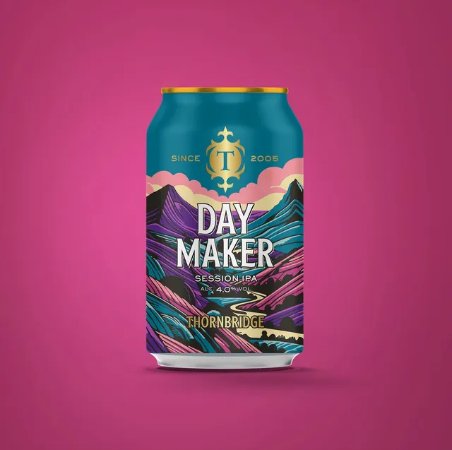 Thornbridge Day Maker session IPA boks fersken
