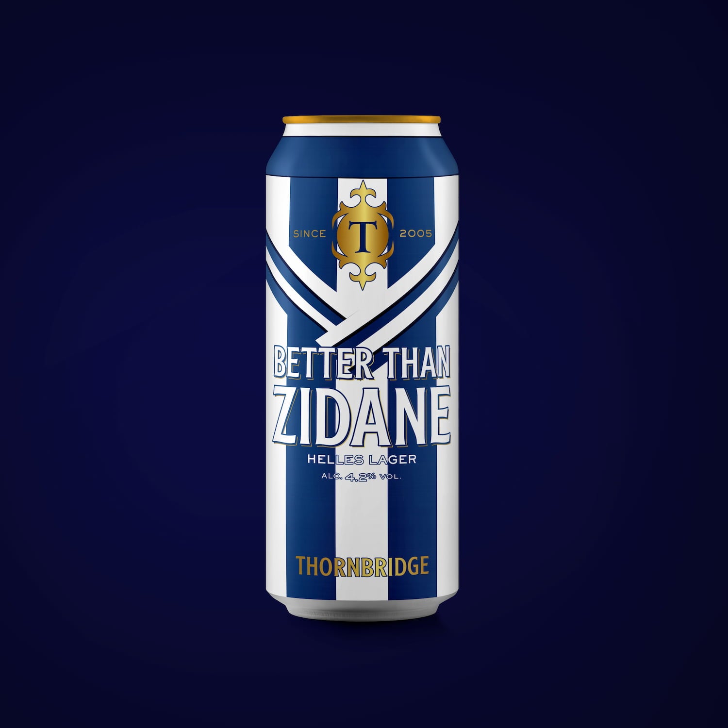 Thornbridge Better than Zidane lager boks 440ml 4,2%