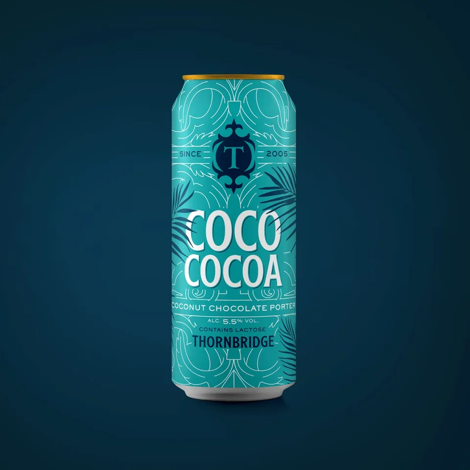 Thornbridge Coco Cocoa porter øl boks 440ml kokos