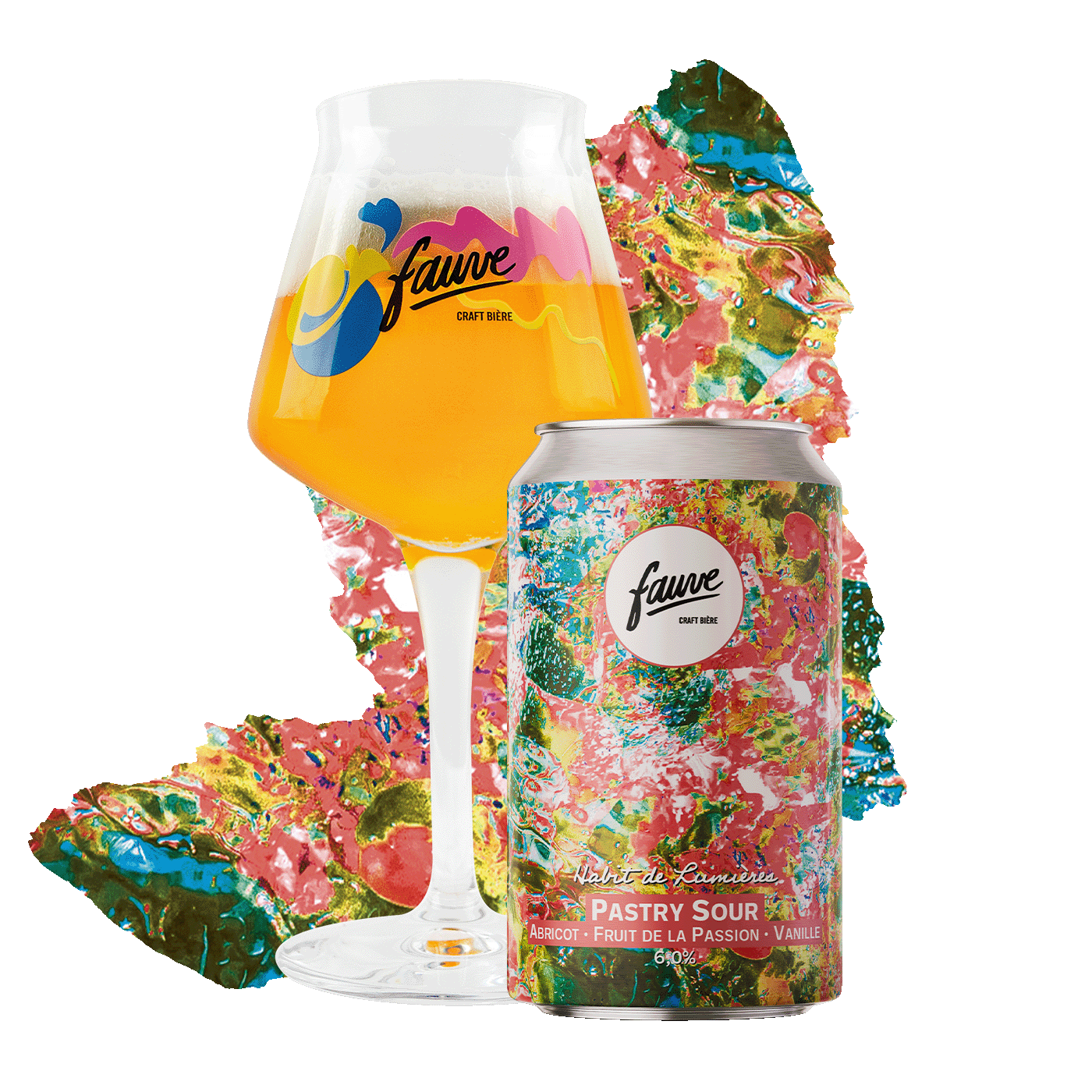 Fauve Habit de Lumières sour øl 33 cl aprikos
