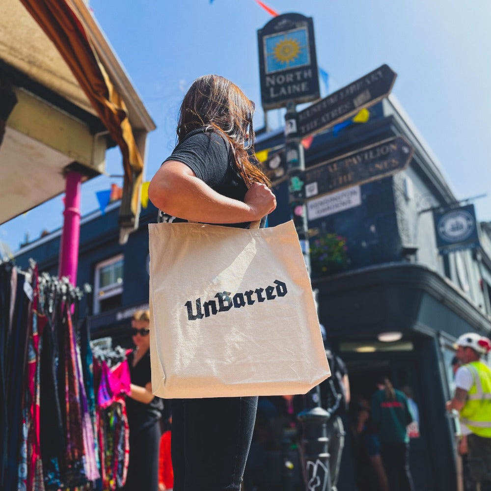 Unbarred Tote Bag handlenett canvas