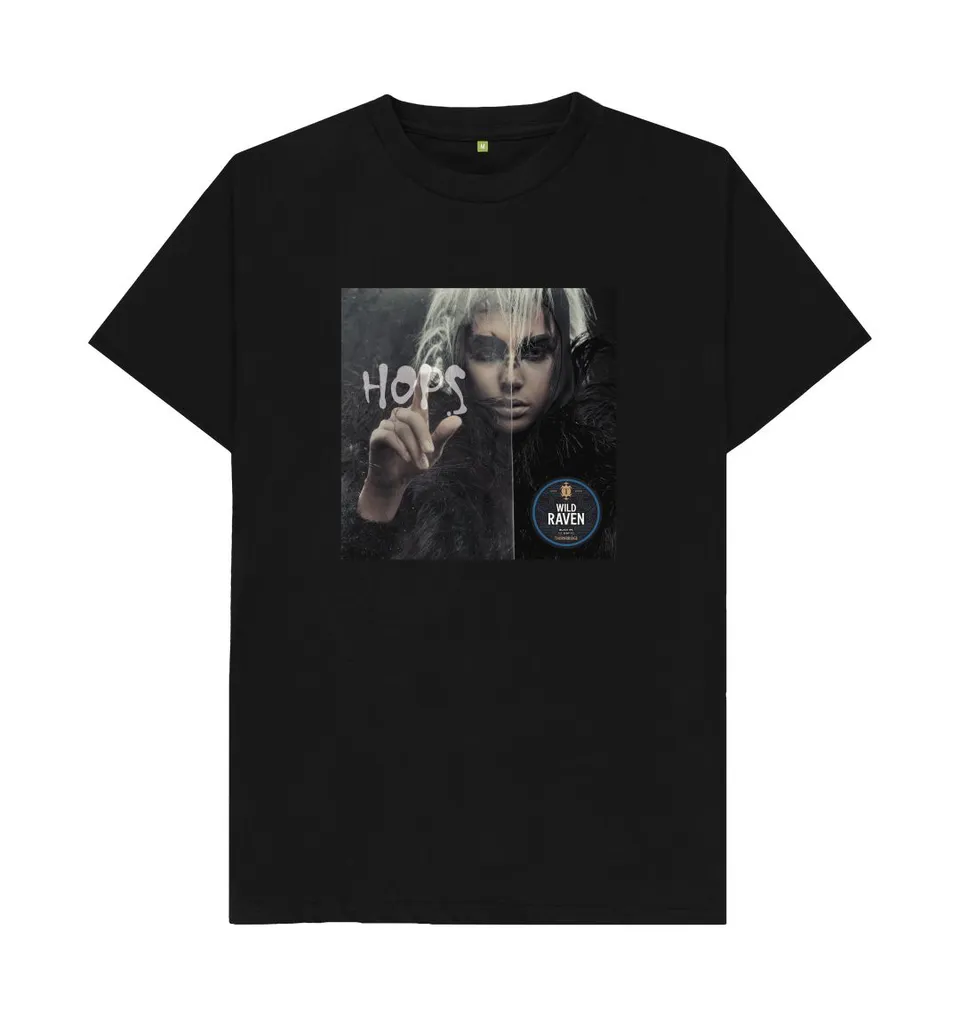 Thornbridge Wild Raven t-skjorte svart økologisk