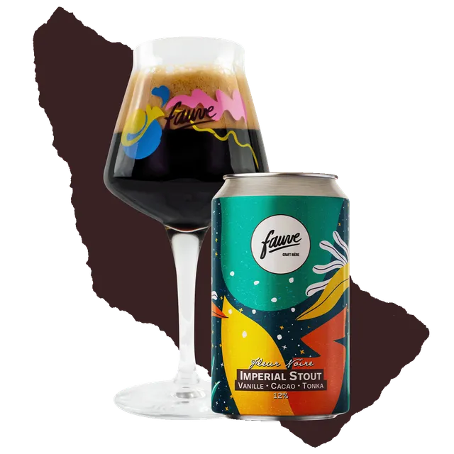 Fauve Fleur Noire imperial stout boks 33 cl vanilje