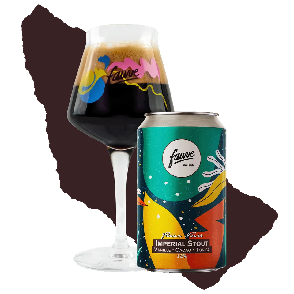 Fauve Fleur Noire imperial stout boks 33 cl vanilje