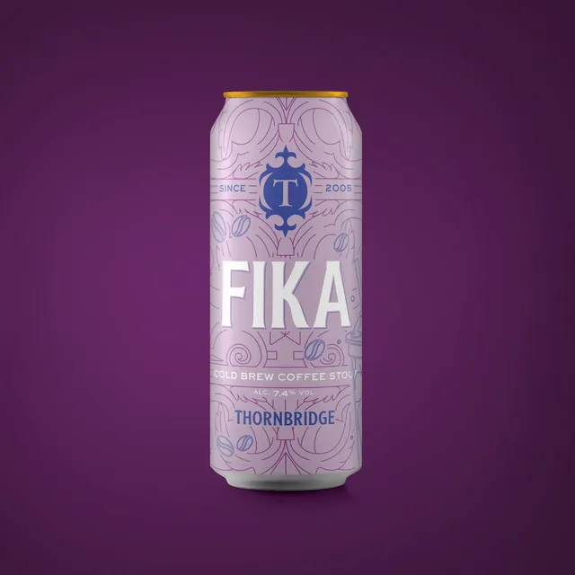 Thornbridge Fika stout ølboks 440ml kaffe
