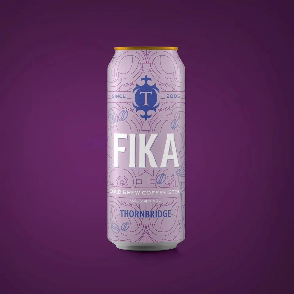 Thornbridge Fika stout ølboks 440ml kaffe