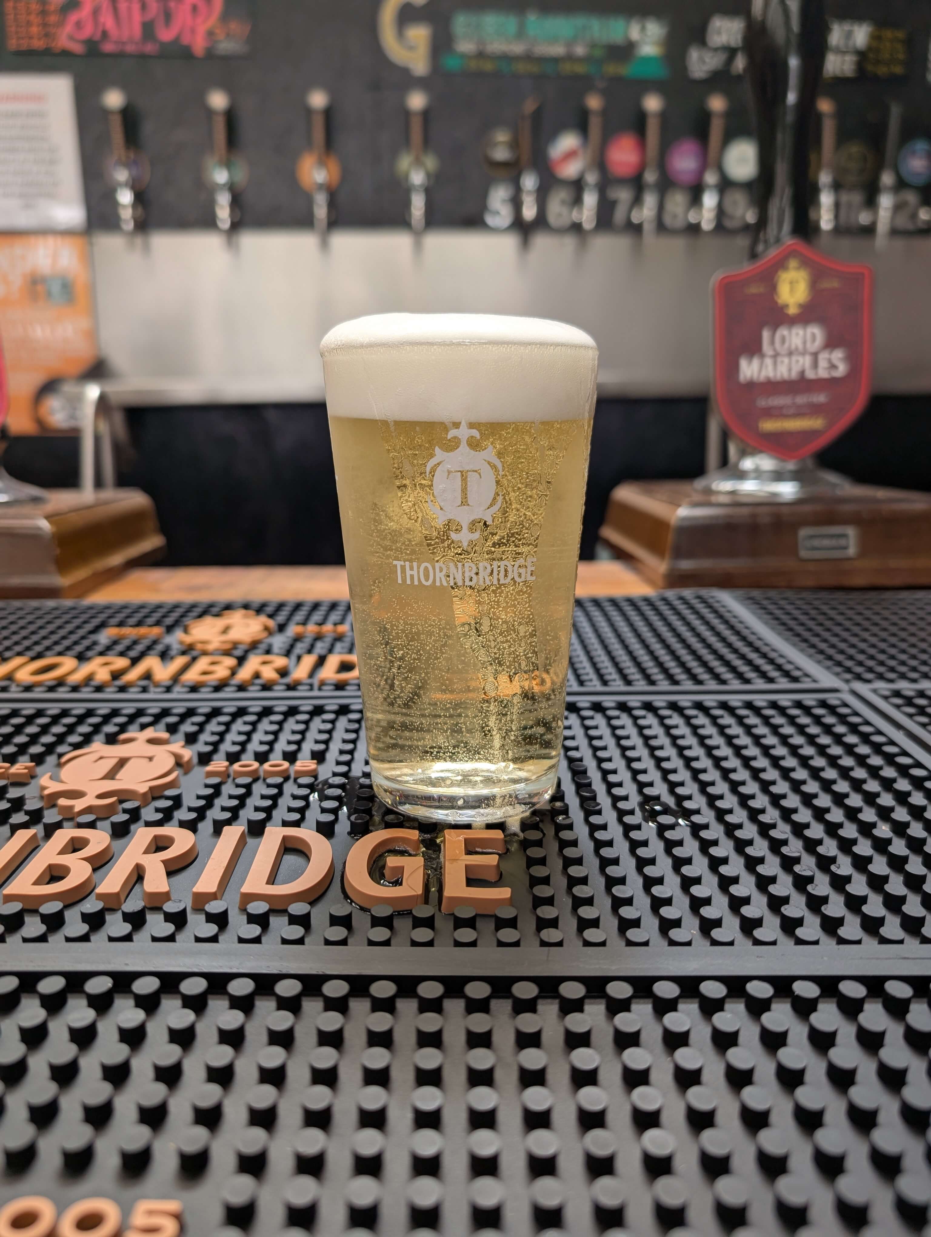 Thornbridge 20th Anniversary halvpint glass
