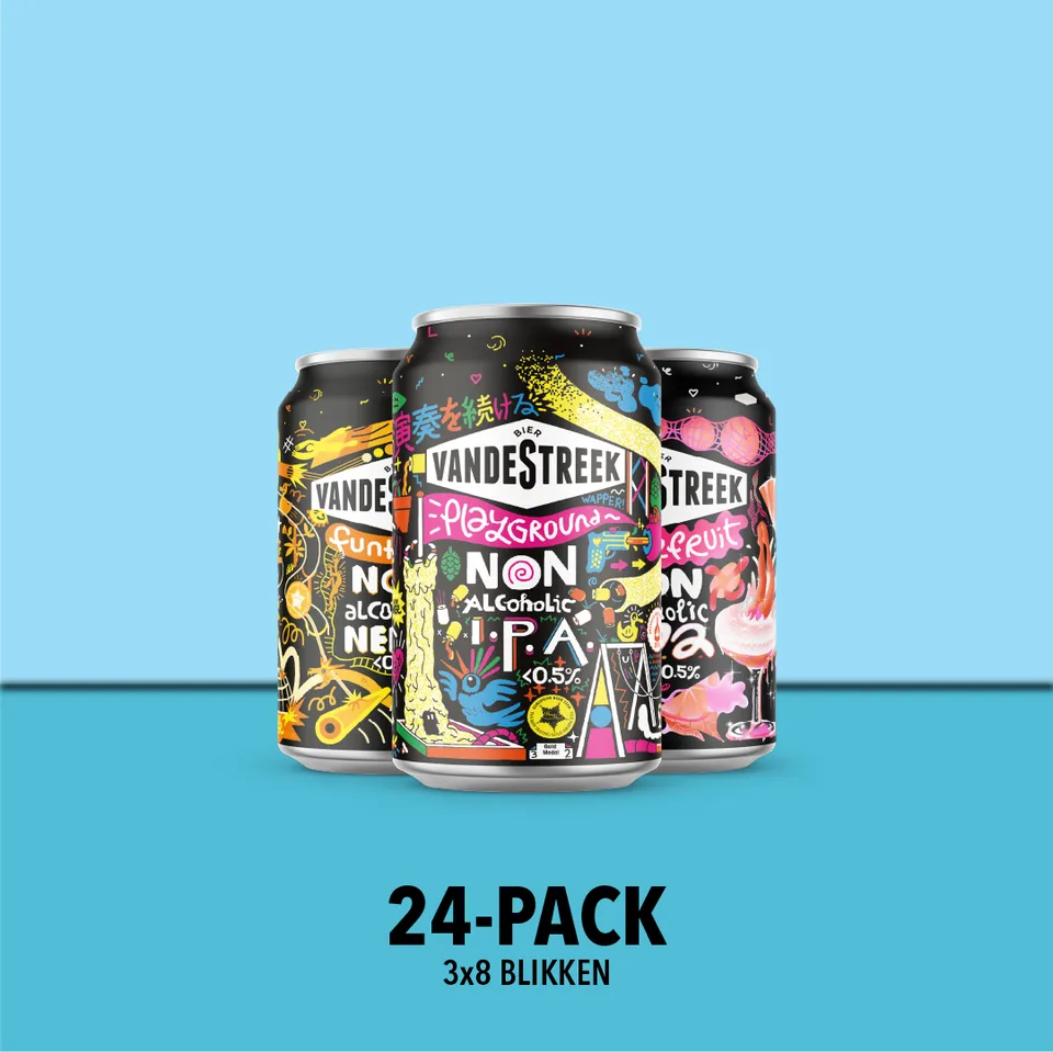 Vanderstreek Non Alcoholic IPA ølkasse 24pk hoppig
