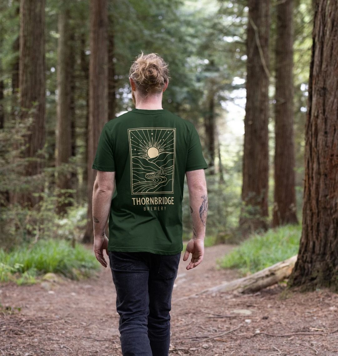 Thornbridge Peak District t-skjorte Evergreen økologisk