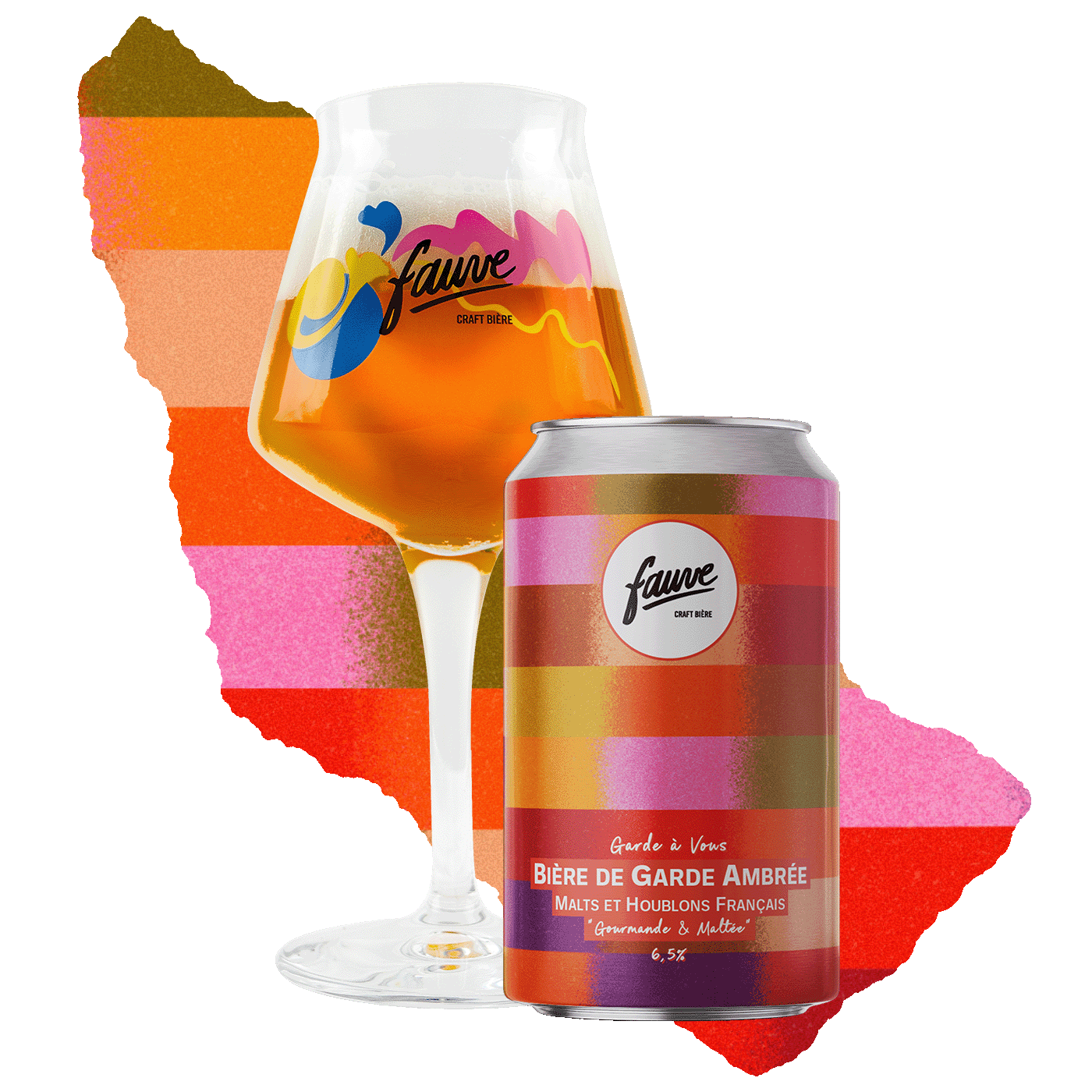 Fauve Garde à Vous garde øl 33cL ambré
