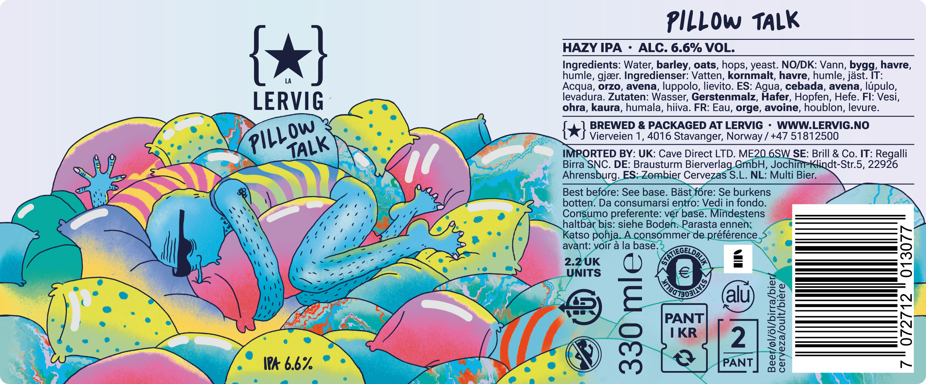 Lervig Pillow Talk boks IPA myk