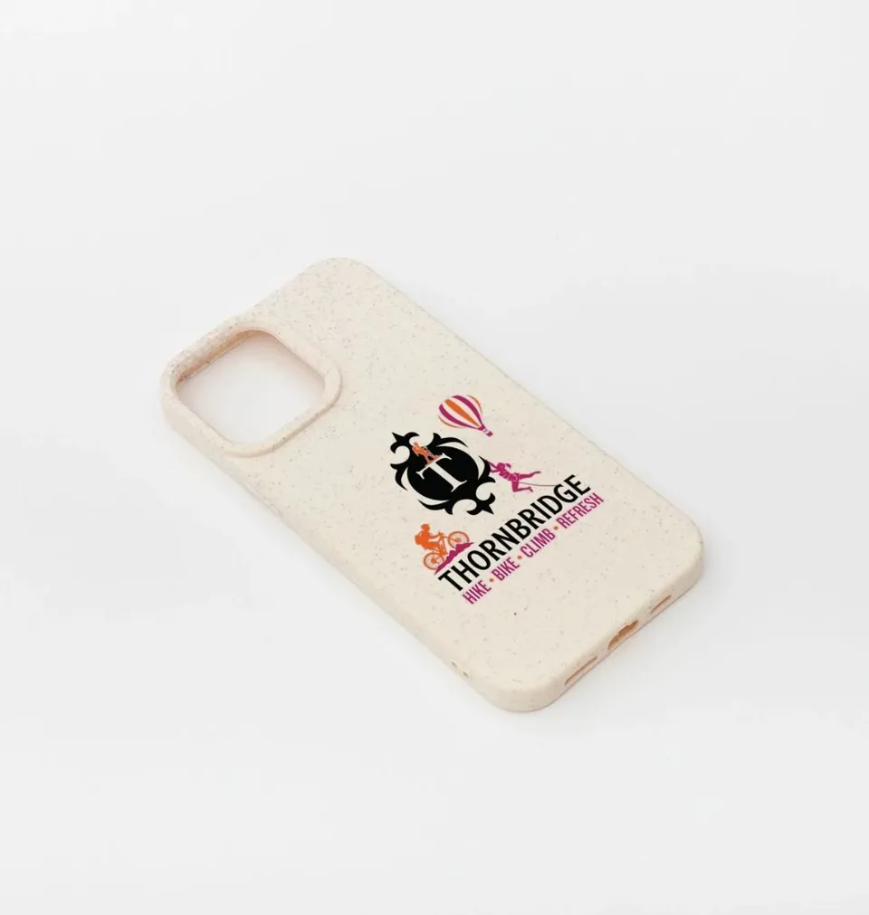 Thornbridge Hike Bike Climb deksel iPhone 15 natur bionedbrytbart