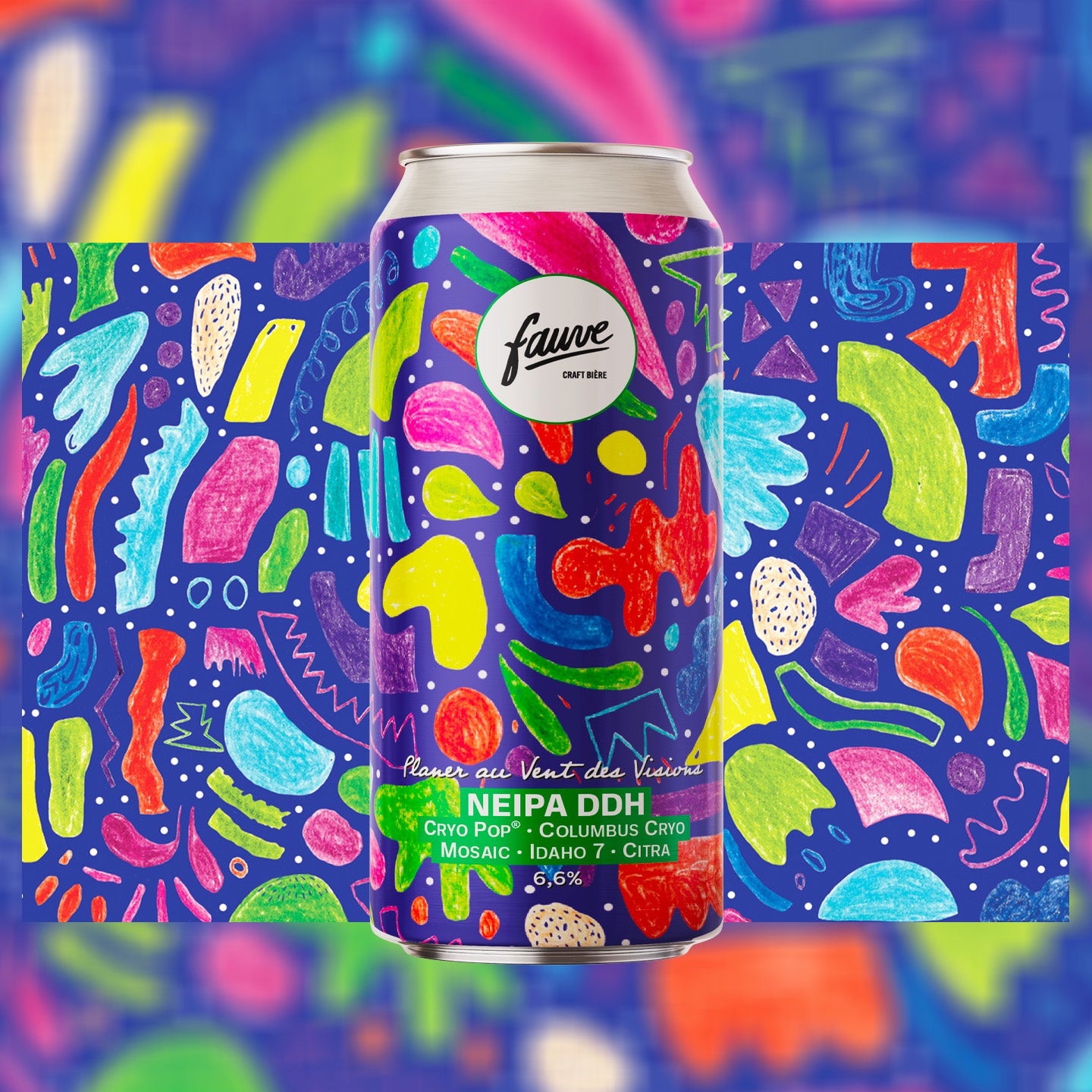 Fauve Planer au Vent des Visions NEIPA 44 cl fruktig