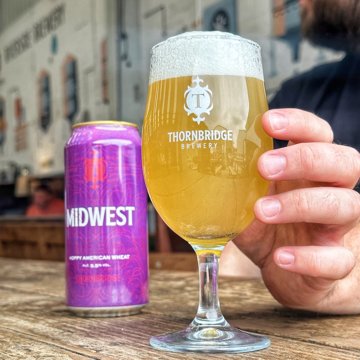 Thornbridge Midwest hveteøl enkeltboks mango