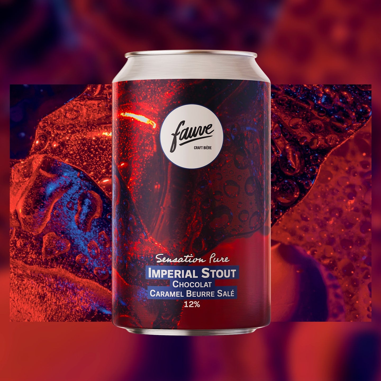 Fauve Sensation Pure imperial stout øl boks 33cL 12%