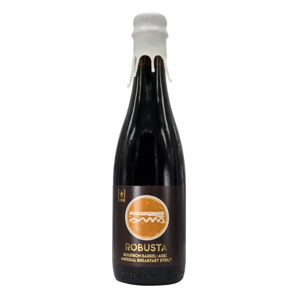 Lervig Robusta øl boks mørk kaffe