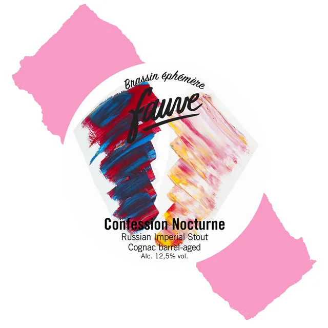 Fauve Confession Nocturne Imperial Stout øl cognacfat