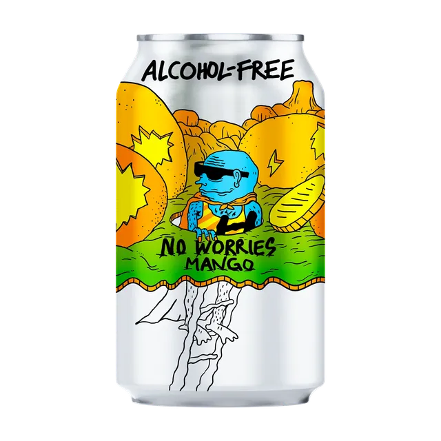 Lervig No Worries Mango alkoholfri IPA boks 33 cl mango