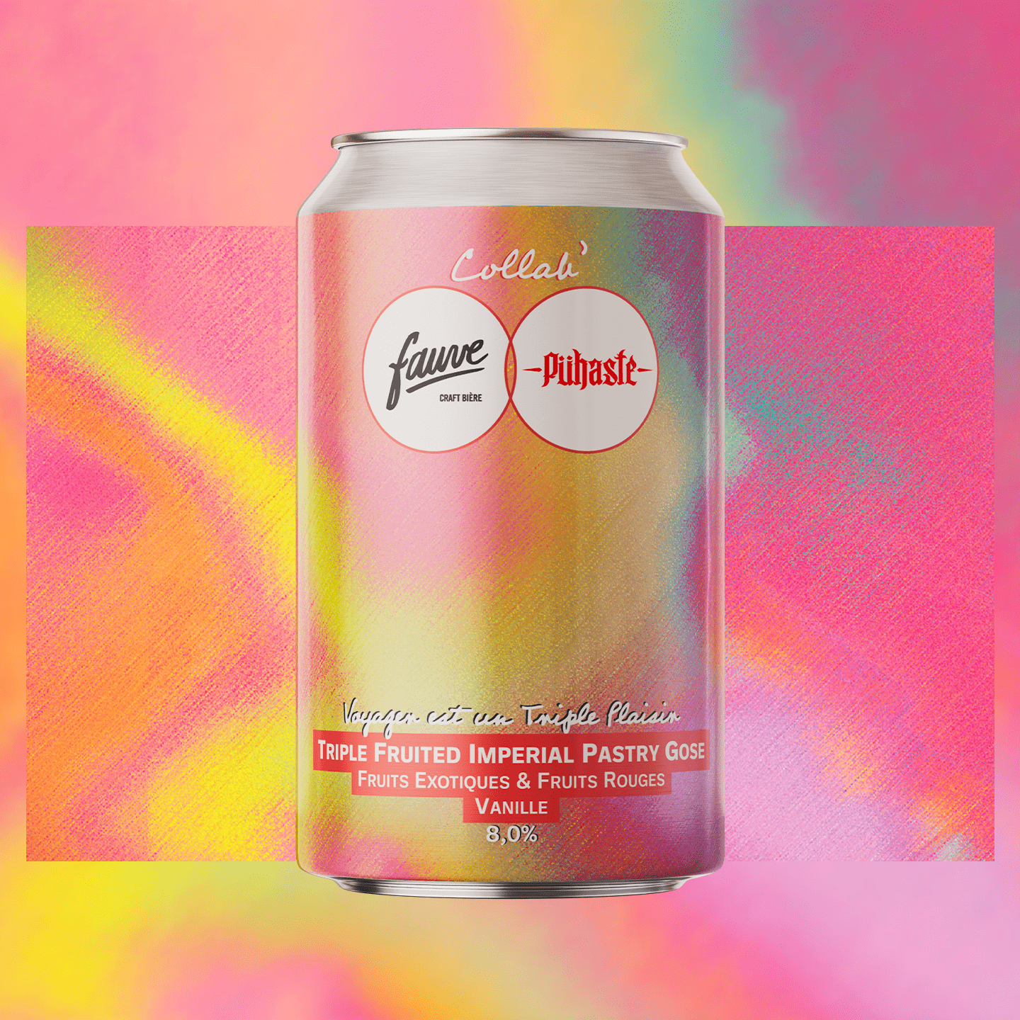 Fauve Voyager Triple Plaisir Gose øl 33 cL 8 prosent frukt