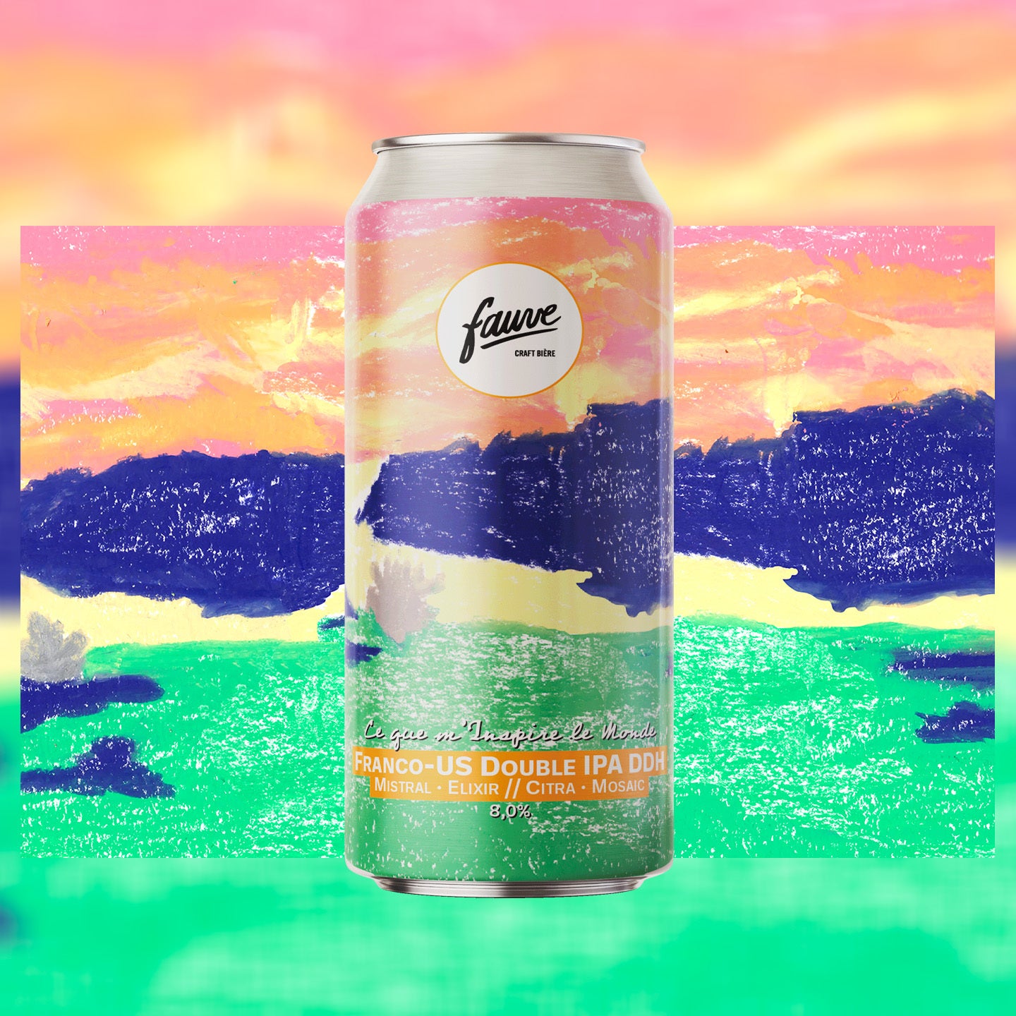 Fauve Ce que m’Inspire le Monde DIPA boks 44 cl 8,0% DDH