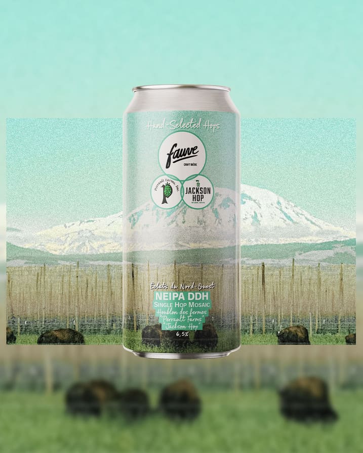 Fauve Éclats du Nord-Ouest NEIPA øl 44 cl mosaic