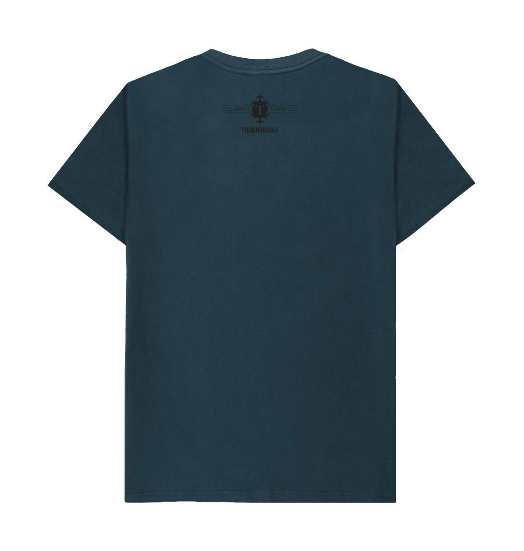 Thornbridge Green Mountain Away t-skjorte denimblå M